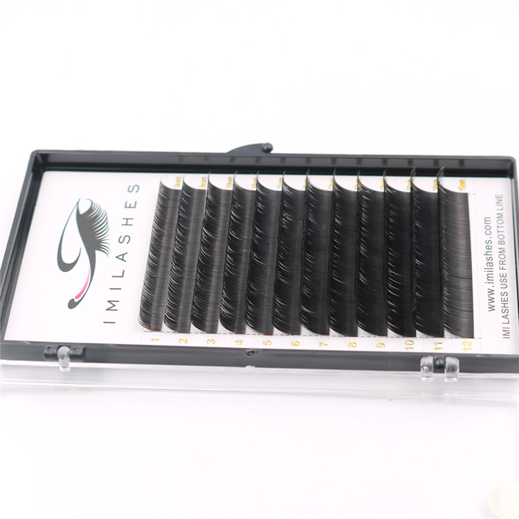 0.15 ellipse flat PBT fibers lash extensions wholesale-V