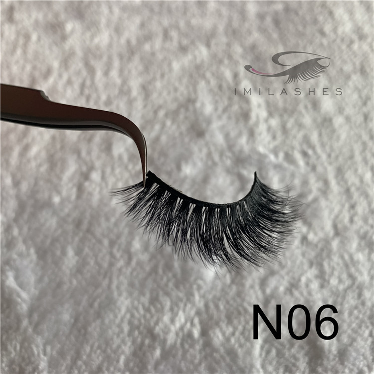 Supply high quality natural look 3D mink lashes USA -V