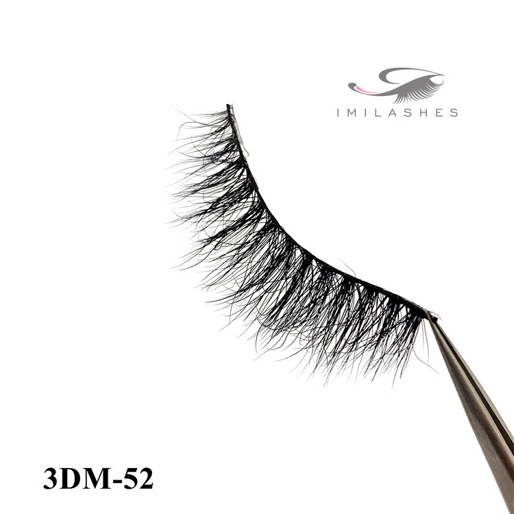 wholesale price pure handmade 3D mink strip eyelashes vendor-L