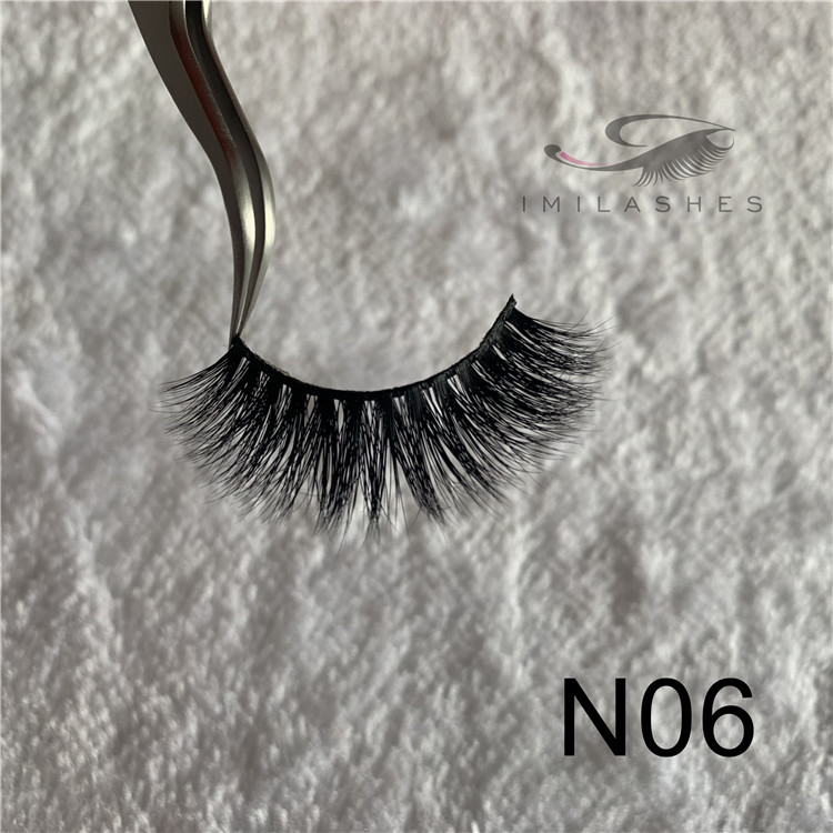 Supply high quality natural look 3D mink lashes USA -V