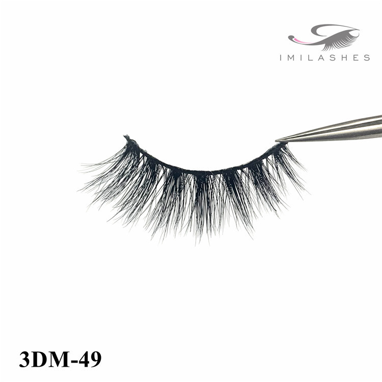 Siberian premium natural black 3d mink eyelashes-L