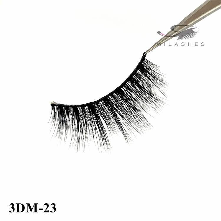 Professional 3D mink false strip lashes vendor-V