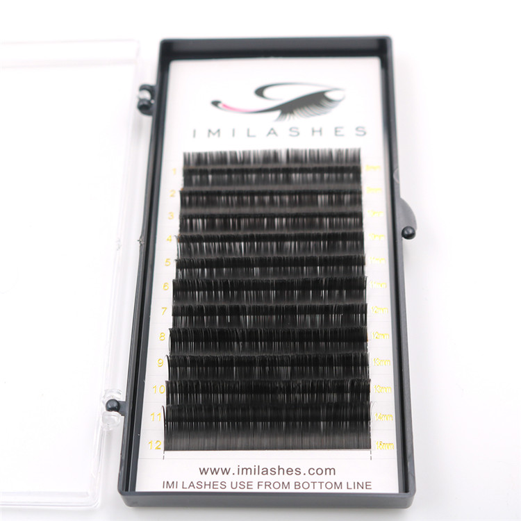 0.15 mm ellipse lashes D curl flat lash extensions wholesale-V